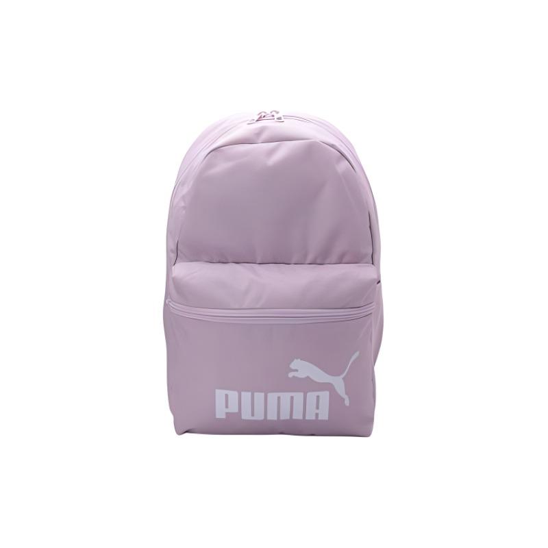 Puma Commuter Minimalist Sports Casual Fabric Backpack Unisex Backpack Light-Purple 090118-03 Light Purple
