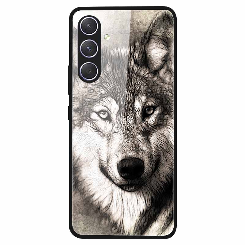 Tempered Glass Case For Samsung Galaxy A34 / A54 5G Cover Hard Shockproof Cases for Samsung A54 Funda Coque for GalaxyA54 case