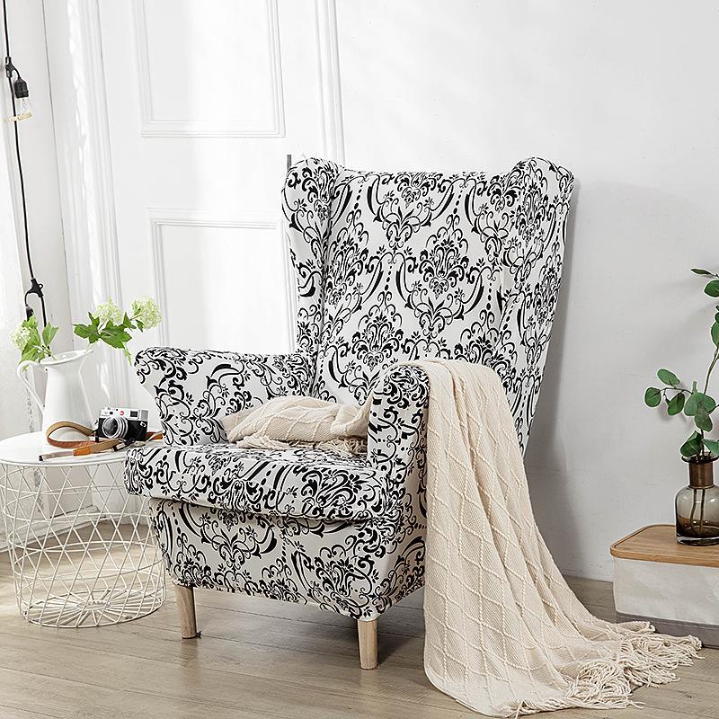 Elastic One-Piece Tiger Stool Cover American Scamon Seat Cushion Chair Cover Sofa Cover All-Inclusive Single Wing Back Cover