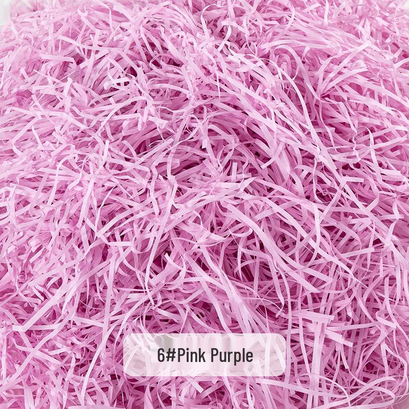 Raffia Grass Filler: Shredded Silk Paper for Candy Box Souvenirs