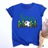 Soccer Mom Print Unisexs Tee Shirt Short Sleeve Fashion Girls Tshirt Casual Round Neck Tees Top Summer Football Clothing