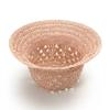 Knitted hollow bucket hat Outdoor portable foldable sunshade basin hat Summer sunscreen woven hat