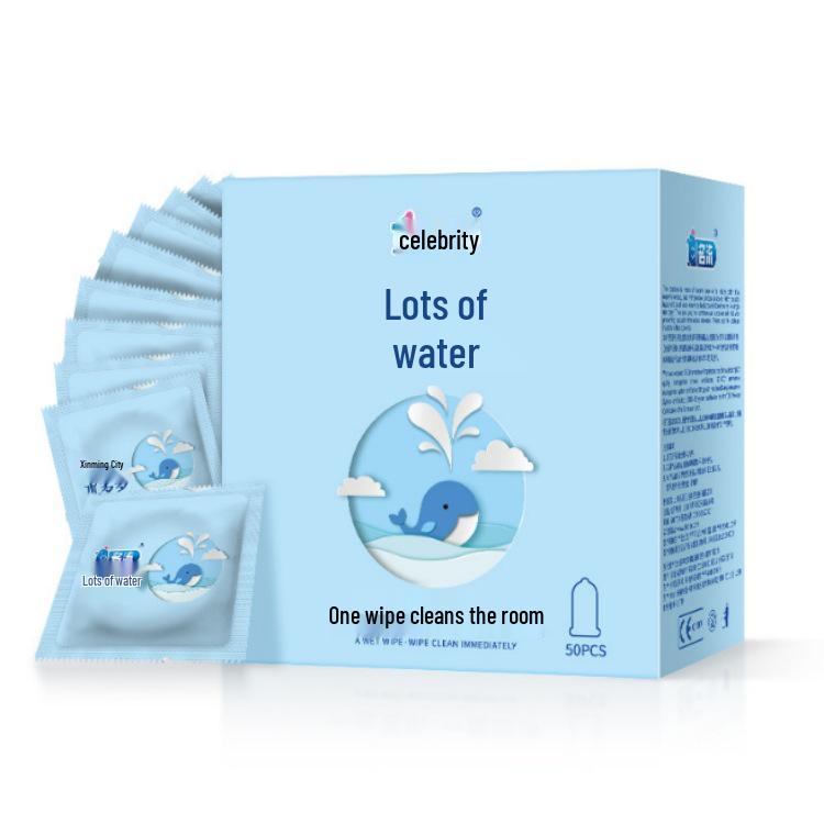 Mingliu Granular Ribbed Long-Lasting Lubricated Condoms - 002 Night Watery Angel Xiaoye Mo