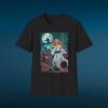 Retro Zombie Bride Unisex Softstyle T-Shirt Spooky Graphic Tee Horror Lover Gift