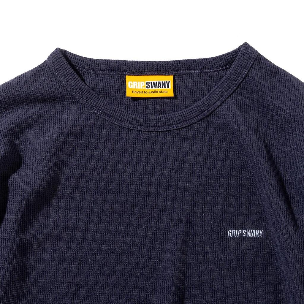 GRIP SWANY Thermal Long-Sleeve T-Shirt, Size M, Navy Blue