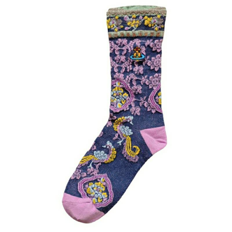 

Женские хлопковые носки до середины икры с рельефной 3D вышивкой «Сатурн Императрица» - Весенне-осенняя универсальная и трендовая спортивная одежда Floral Embossed 11