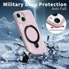 For iPhone 15 Case Compatible with MagSafe Kickstand TPU+PC Phone Cover