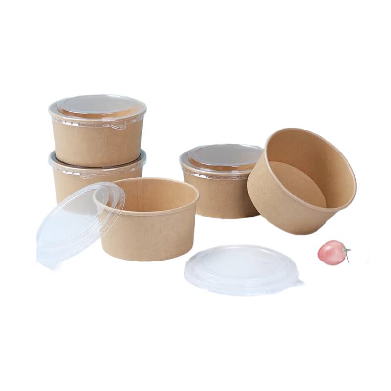 

Fangcao Di Disposable Bamboo Fiber Bowls with Lids