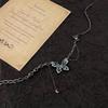Female Light Luxury Niche Butterfly Tassel Necklace