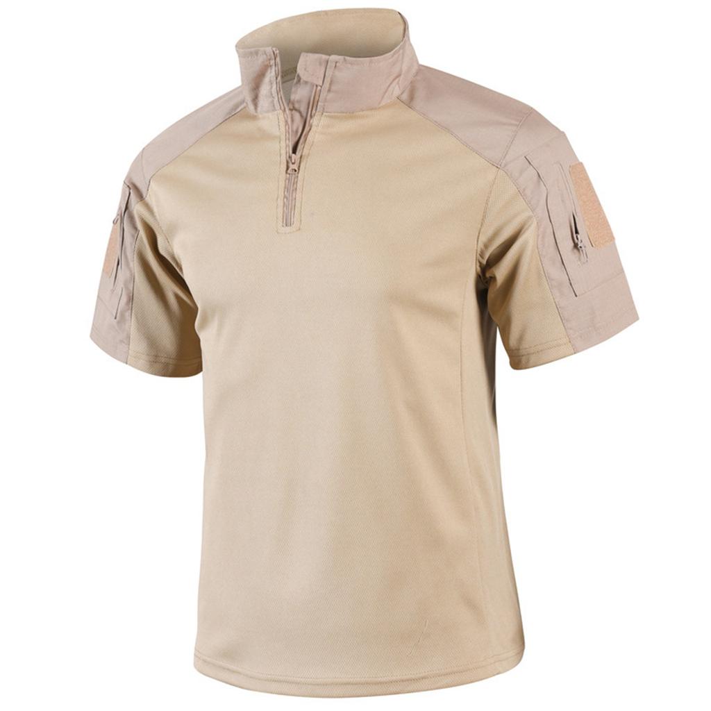 Men's Summer Short Sleeved American Camouflage Outdoor Training Suit