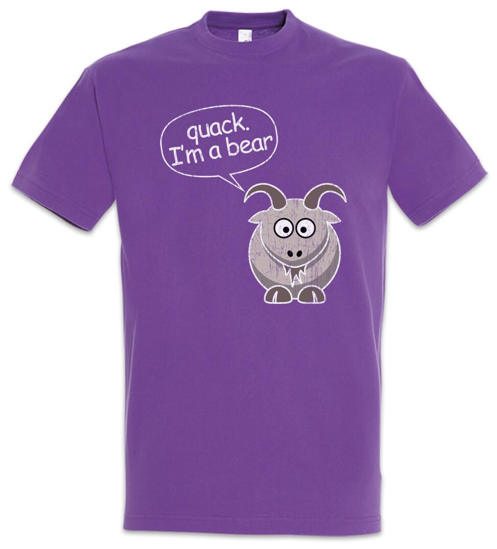 

I m A Bear Fun Comic Cartoon Toon Look Goat Frog Animal Sounds T-Shirt Mens Womens Tees Top 3XL