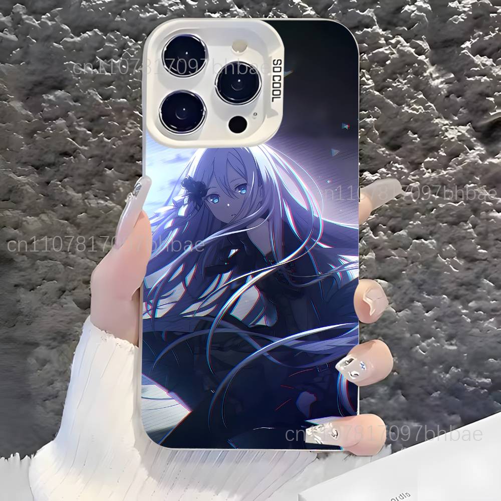 P-Project Sekai YOISAKI KANADE Phone Case For iPhone 17,16,15,14,13,12,X,8,Pro,Max,Plus,SE4,Air,Mini White Matte IMD