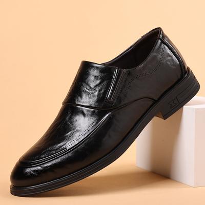 Herbst 2025 neue Herren Business-Kleid Lederschuhe Herren Leder atmungsaktive spitze Lederschuhe Fußschuhe Herren 1358