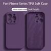 Luxury Original Silicone Phone Case For iPhone 16 15 14 13 12 Pro Max 16Plus Phone Cases Collision Protect Shockproof Soft Cover