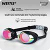 Unisex High-Definition Anti-Fog Waterproof Silicone Swim Goggles
