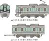TOMYTEC Railway Collection Tetsukore Pocket Series JR Rapid Train Assembly Diorama 337225 1 East-West Edition, Pre-painted Kit, 10-pack BOX,