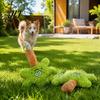Cute Cartoon Dog Playthings Coconut Tree Toy, Squeaky Soft Plush Chew Stuffed Interactive Fetch Toys for Dogs Puppy Toy Small And Medium To