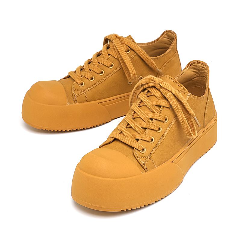 Thick Bottom Platform Unisex Shoes Increasing All Match Casual Trainers Large Size Designer Men Sneakers Runway Female