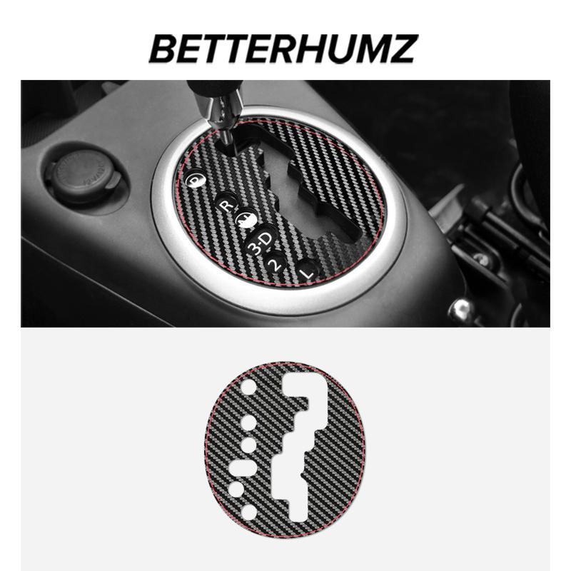 Betterhumz For Suzuki Swift 2005-2016 Made of Alcantara Center Console Gear Shift Trim Stickers Tuning Car Interior Accessories