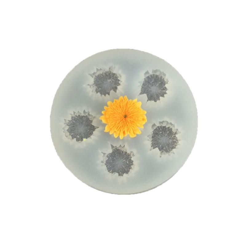 Reusable Silicone Flower Shaped Mold For Resin Clay Jewelry Tools Sturdy Flexible Easy Clean Design