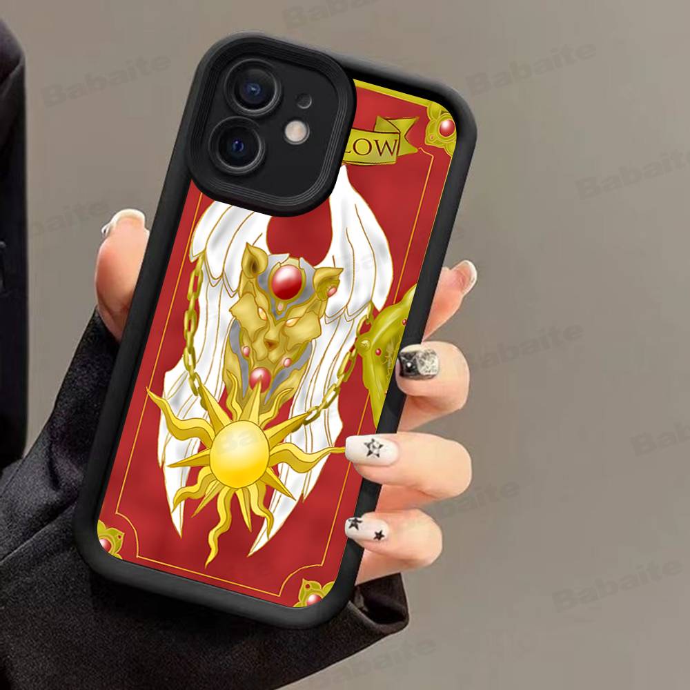 Anime C-CardcaptorS S-Sakura Phone Case For IPhone 16 15 14 Plus 13 12 11 17 Pro Max Pro Soft Cover
