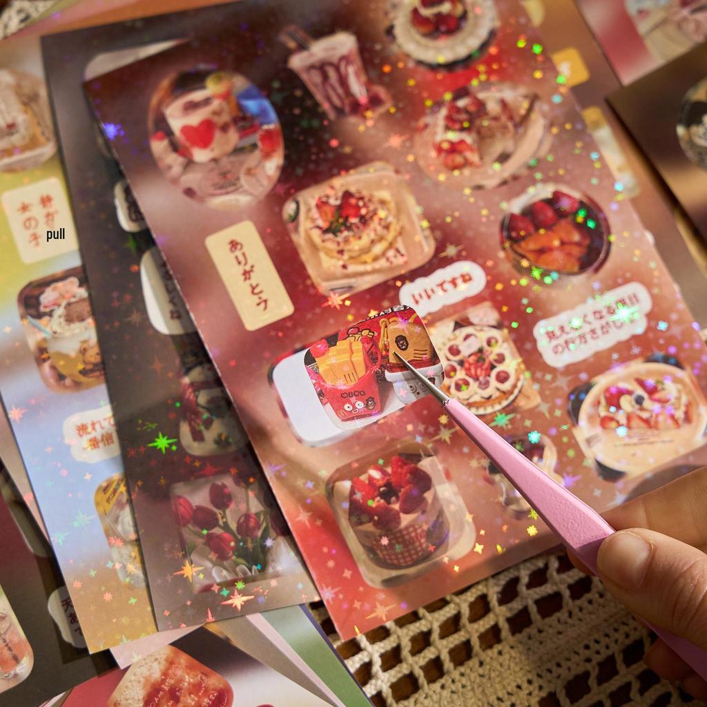 Dream Inn Japanese Retro Die-Cut Sticker Book - DIY Daily Planner Decorative Stickers