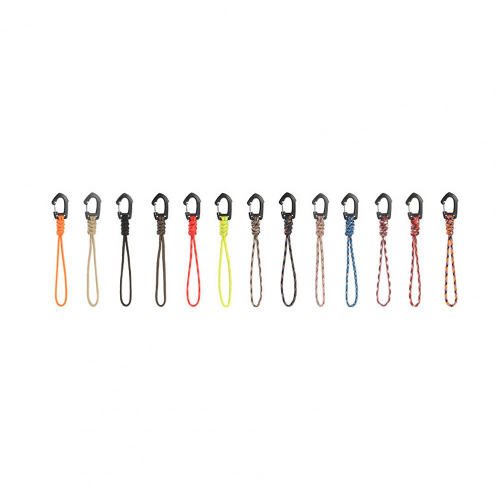 Key Lanyard Strong Load Bearing Anti-break Fall-Resistant Anti-lost Tear-resistant 7-Core Parachute Cord Key Rope Outdoor Suppli