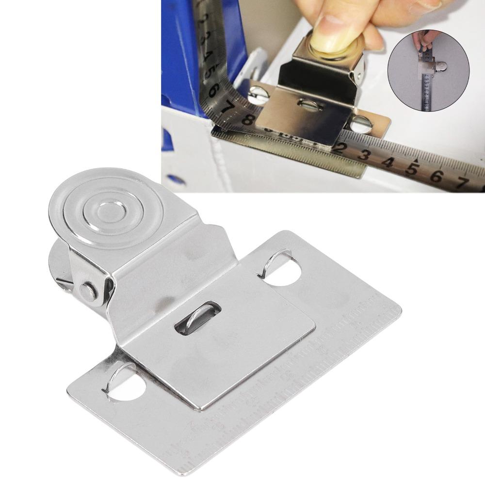 Stainless Steel Construction Measuring Tape Clip Tool Compact Design Universal Compatibility Precision Measuring Tool