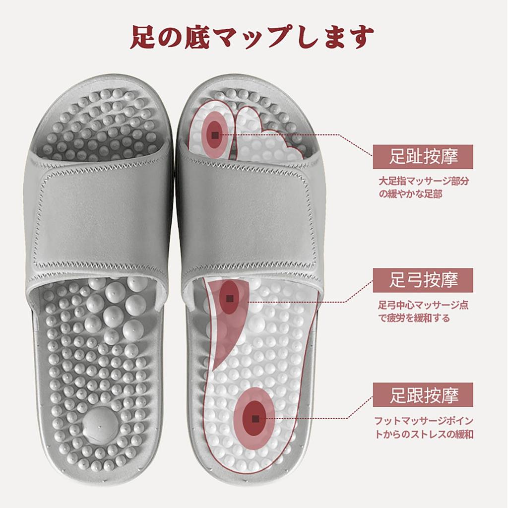 OYUEGE Outdoor PVC Indoor and Outdoor Sizes Black Sandals, Reflexology, Healthy, Bath, Balcony, Wear, Waterproof, Washable, Comfortable, Non-Steamy,