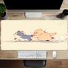 Anime Playful Cat Mouse Pad XXL Computer Accessories Office Game Table Mats Rubber Antislip Gaming Keyboard Mousepads Desk Pads