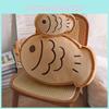 Fish Cute Butter Cookies Taiyaki Plush Cushion With Embroidered Design For Girls