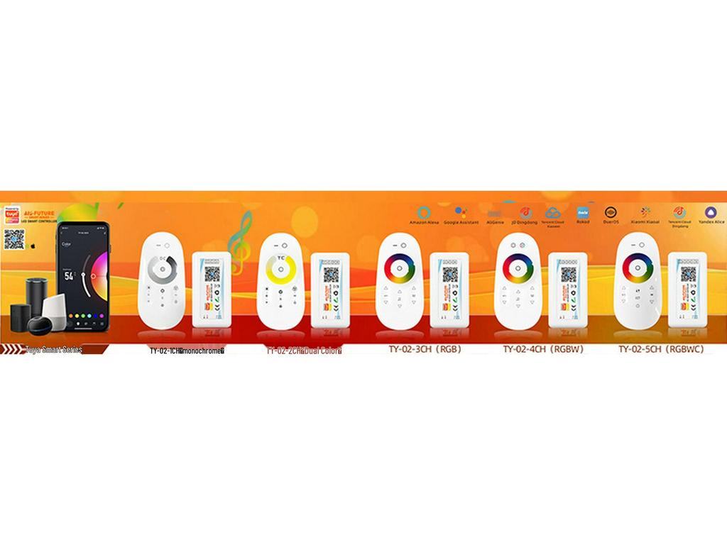 RGB Graffiti Smart Speaker: WIFI & 2.4G Touch Remote, Voice-Controlled.