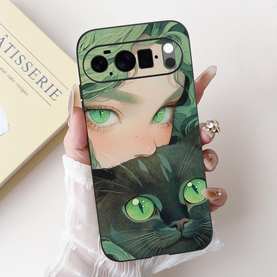 For Google Pixel 10 Case Pixel 10 Pro Cover Cute Rabbit Panda Cat Soft Silicone Matte Phone Cases For Google Pixel10 Pro XL Etui