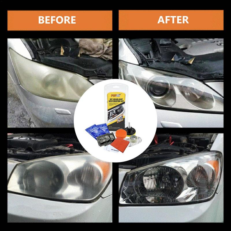 Zestaw do renowacji reflektorów Rozjaśniacz Pasta czyszcząca do naprawy reflektorów Usuwanie utleniania Płyn do polerowania reflektorów Narzędzia do malowania samochodów