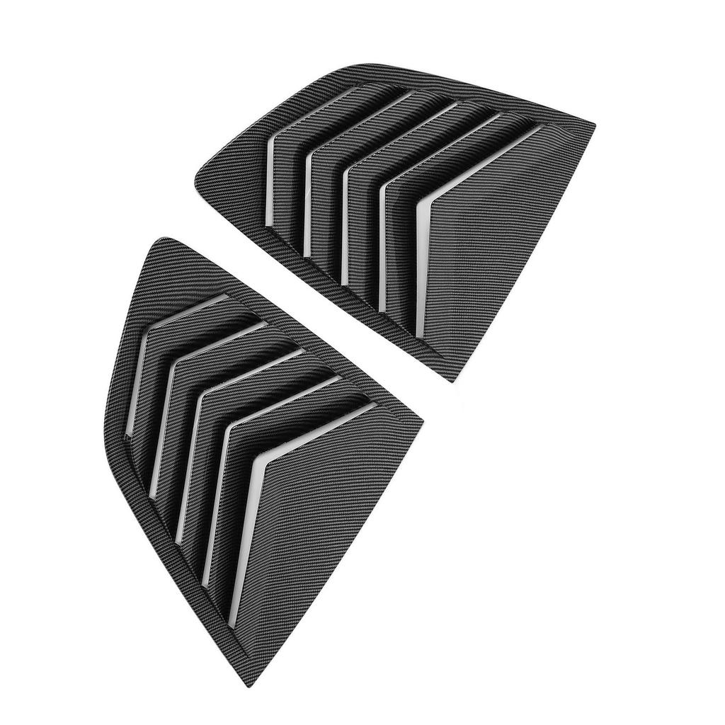 2Pcs Rear Side Window Louver Cover Fade Proof Sporty Look Rear Window   Vent Scoop Shutter Cover Blind for X3  3 G01 2018 and Later