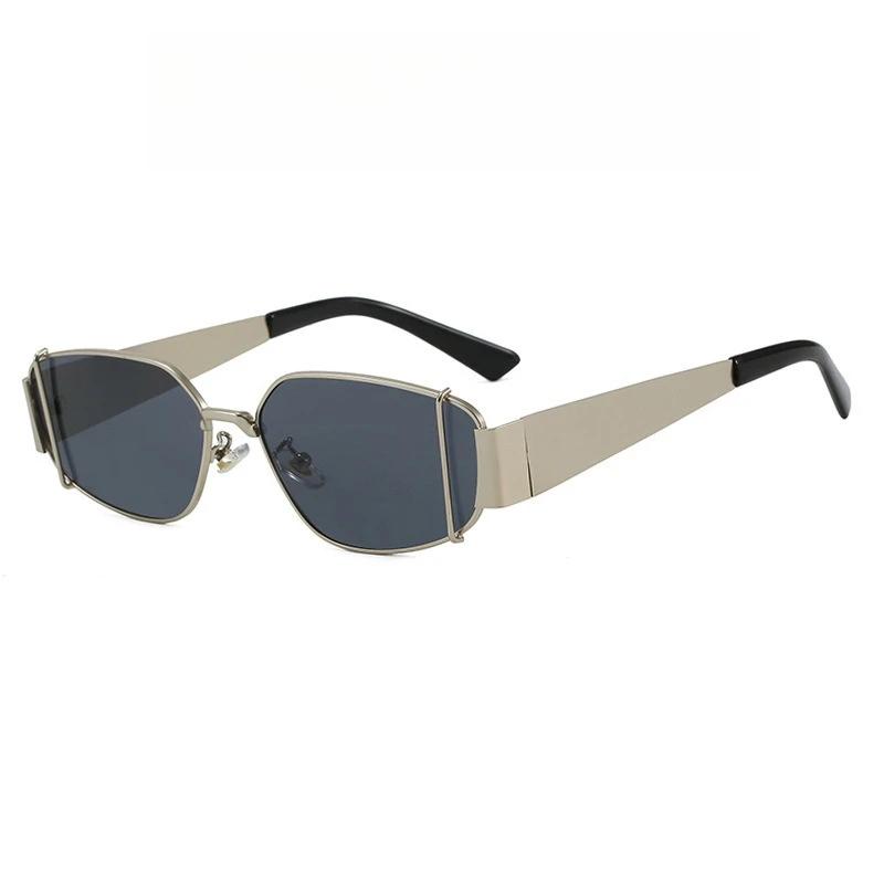 Women Men Vintage Retro Uv400 Sunglasses New Stylish Square Sun Glasses Unisex Riding Driving Metal Frame Goggles For Female