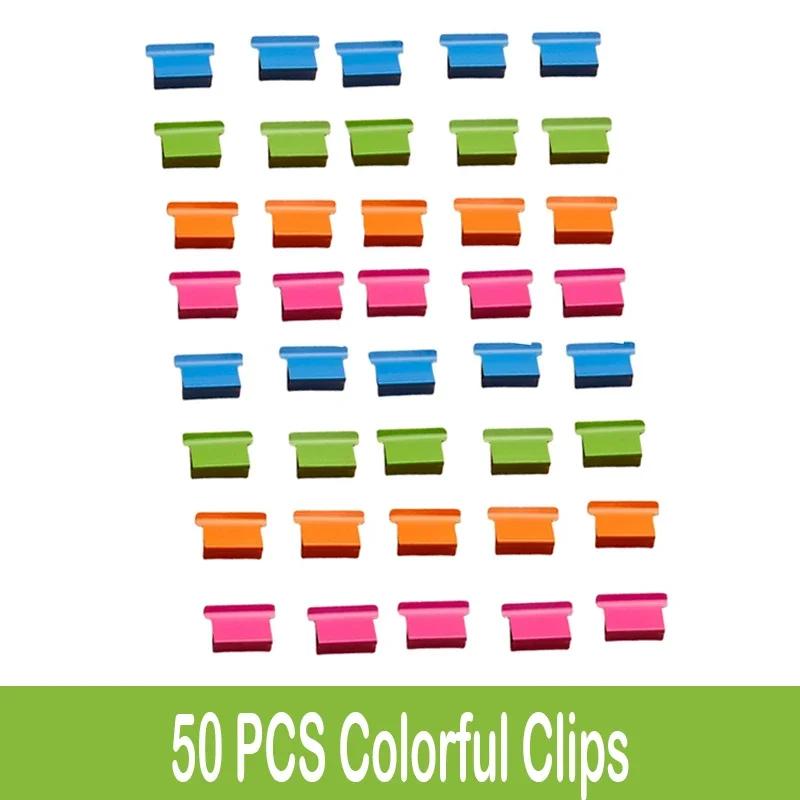 Push Clip Stapler Staple Remover Binder Push Clamp Tape Dispenser Paper Clips Office Supplies Set Desktop Stapler Stationery