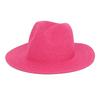 25 Colors Outdoor Sun Protection Women Beach Cowboy Hat Spring Summer Shade Solid Color Men Straw Hat Jazz Cap