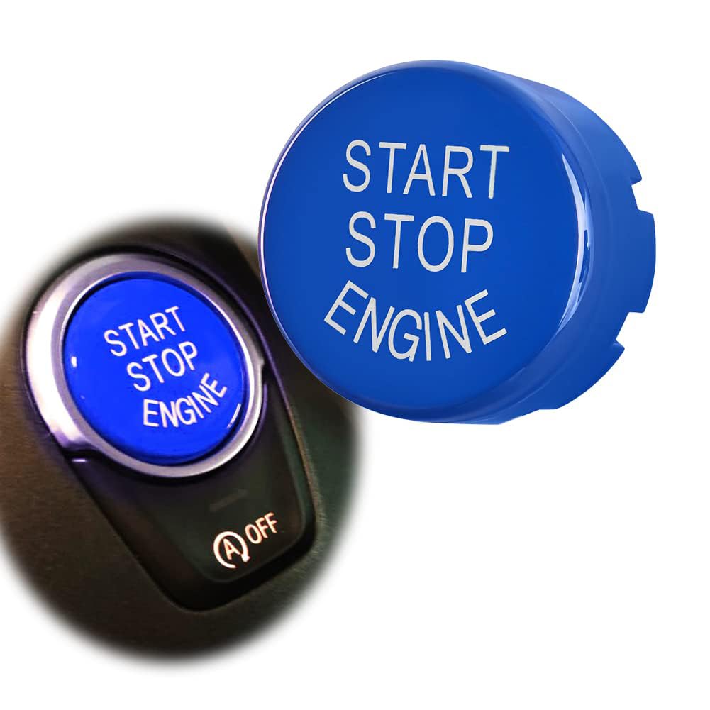 Angelguoguo Red Car Start Stop Engine Switch Button Cover Replacement for BMW 5 Series G30 / 6 Series GT G32 / X3 G01 / X4 G02