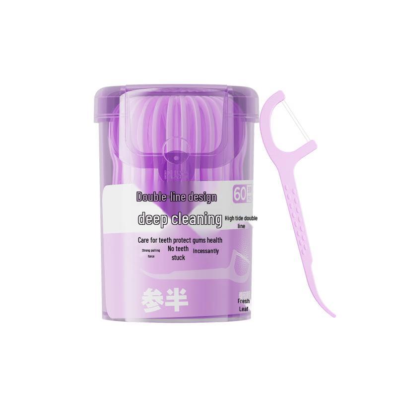 Canban High Toughness Double Line Dental Floss Picks