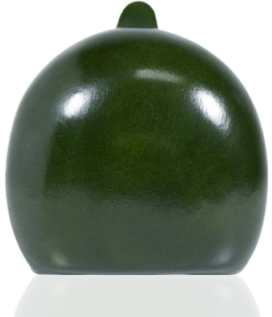 Shitamachi Coin Purse Coin Case Horseshoe Shape Italian Leather Gift Box Included [Tokyo Kobo] Men's [Beautiful Shiny] (darkgreen)