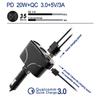 ABS Automatic Shut-off USB Car For Safe And Efficient Charging 4x Faster Portable Cigarette Lighter