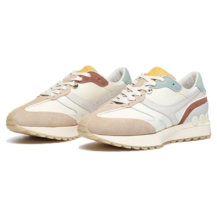 Li Ning 1990 Classic Sports Casual Shoes Women Sneakers Beige Brown Blue ALJS058-2