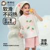 180g Pure Cotton English Bolun Girls' Short-Sleeved Shorts Set Home Clothes