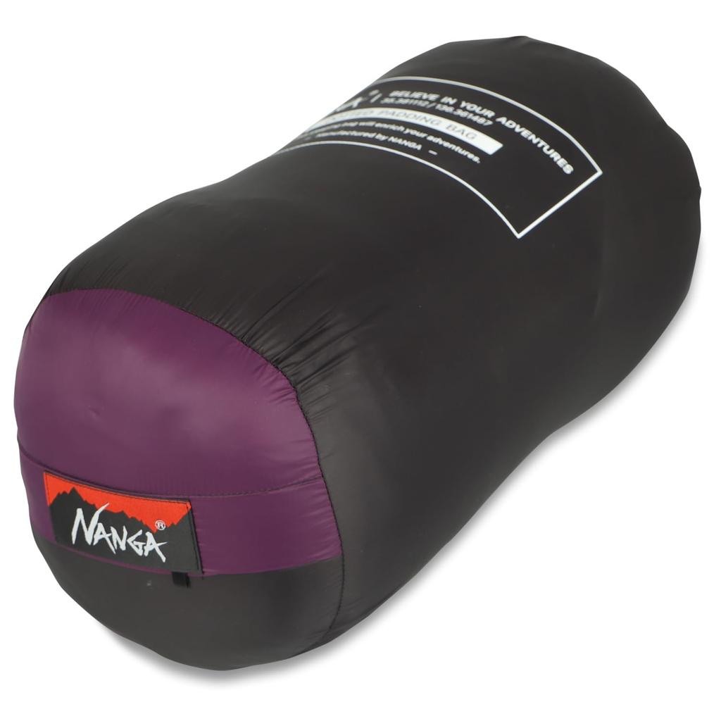 Nanga NANGA Sleeping Bag Dotted Padding Bag Mummy Type Dotted Padding Bag Purple/Black