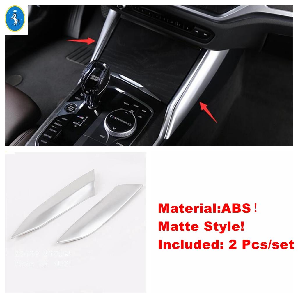 Carbon Fiber / Matte Car Side Center Control Gear Shift Panel Cover Trim For BMW 3 Series G20  - 2024 Interior Accessories
