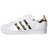 adidas Womens Superstar 'Unikko' (women's sizes) Cloud White / Core Black / Gold Metallic Skateboard Shoes H04076