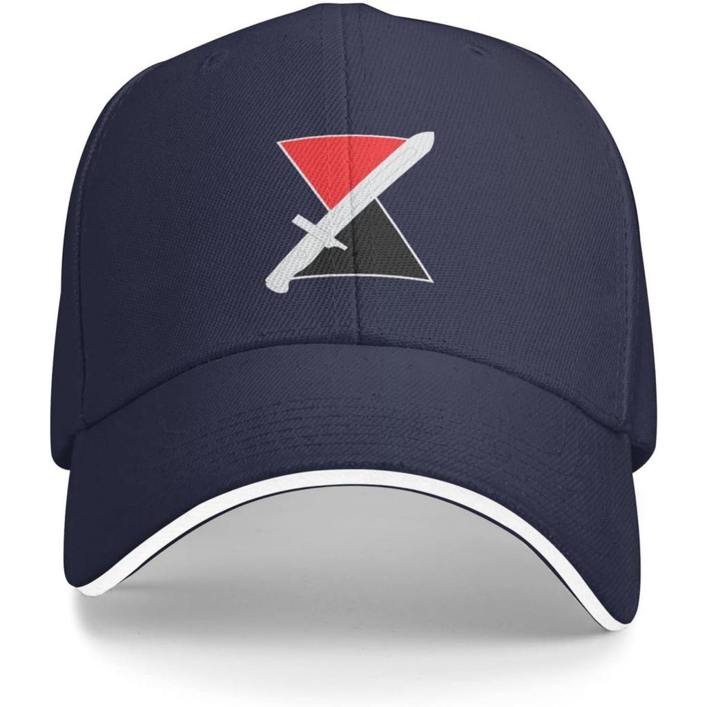 7. Infanteriedivision DUI Verstellbare Baseballkappe Unisex Sandwich Dad Hat Golfkappe