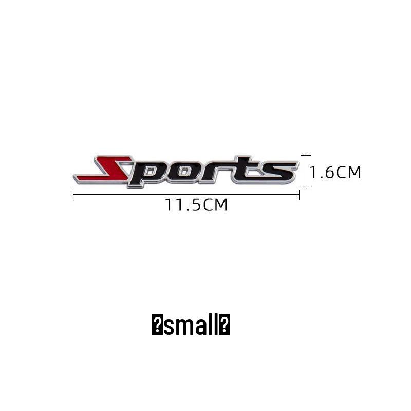 Metal Car Sports Decal - Personalized Letter Sticker Accessory