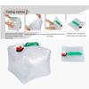 20L Foldable Water Bag Outdoor Sports Camping Hiking Travel Folding Water Bucket Portable Survival Water Storage Container